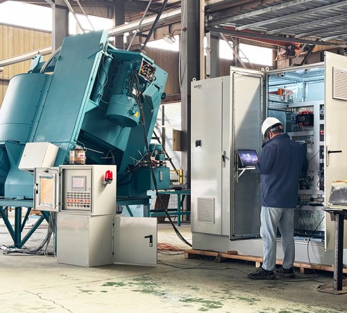 Catalyst mixing granulator exported to South America
